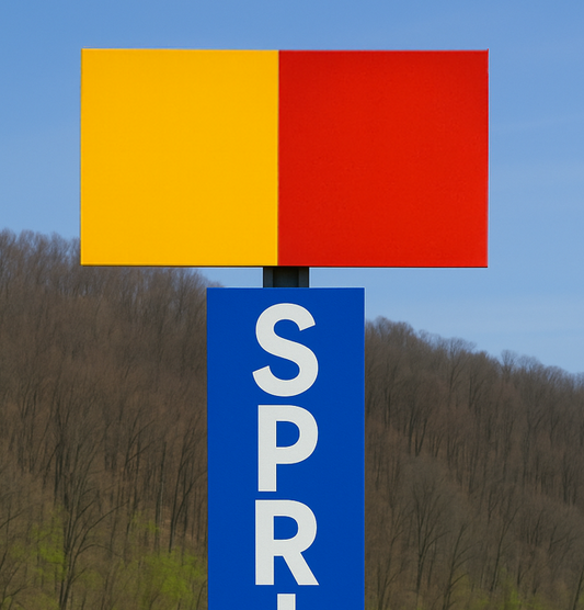 HO Scale - Conrail Block Limit Signs- 4 Pack