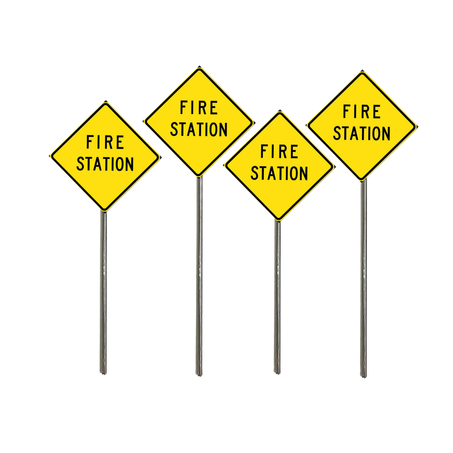 N Scale - Fire Station (Written) - 2 Pack