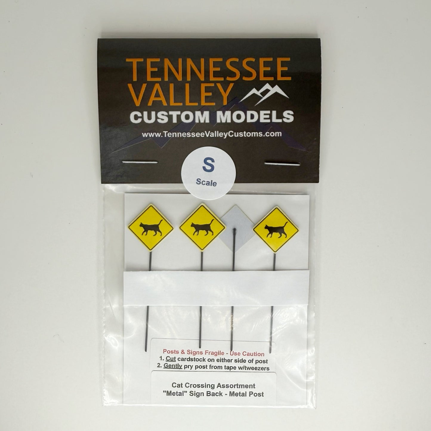 Cat Crossing Sign Pack - 2 Pack