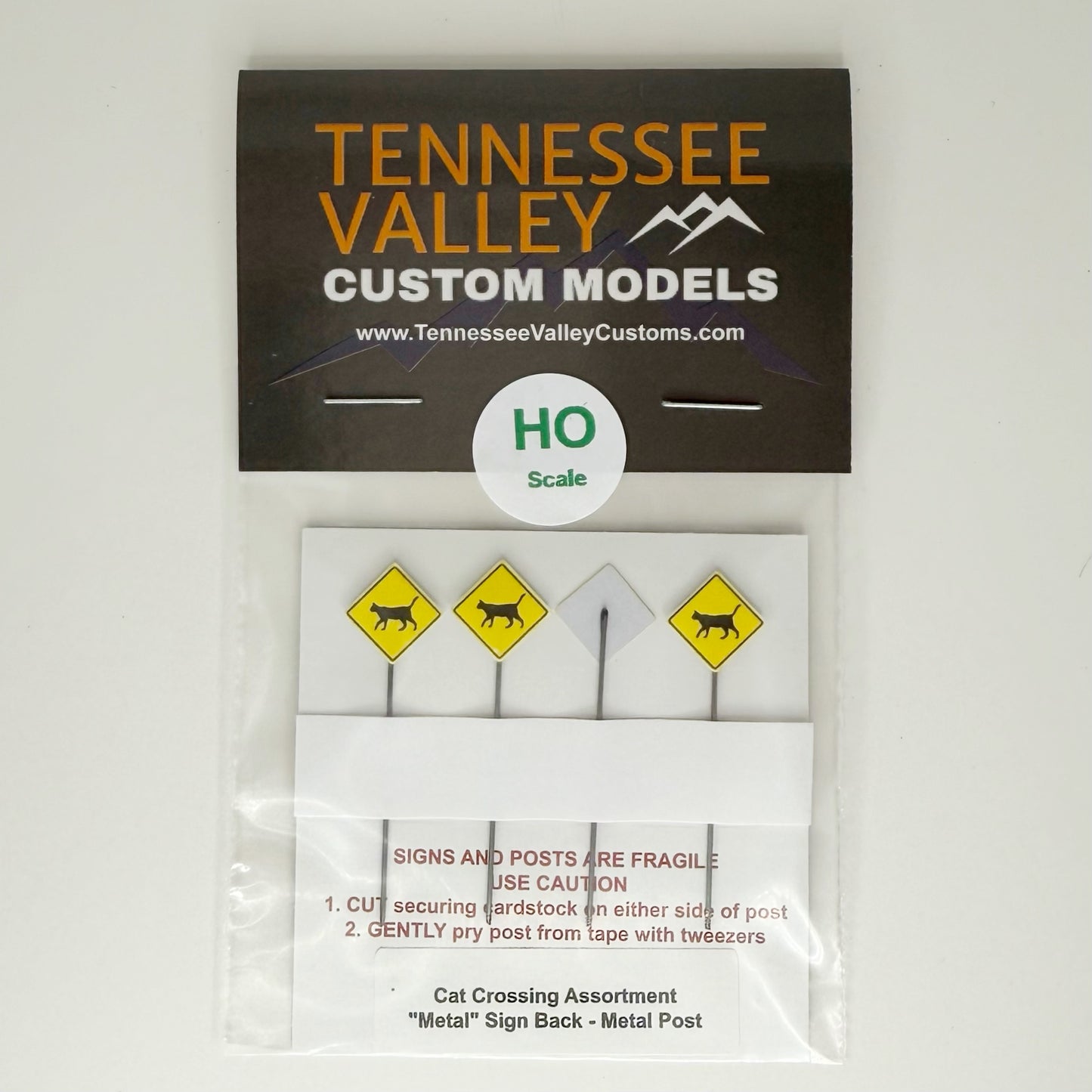 Cat Crossing Sign Pack - 2 Pack