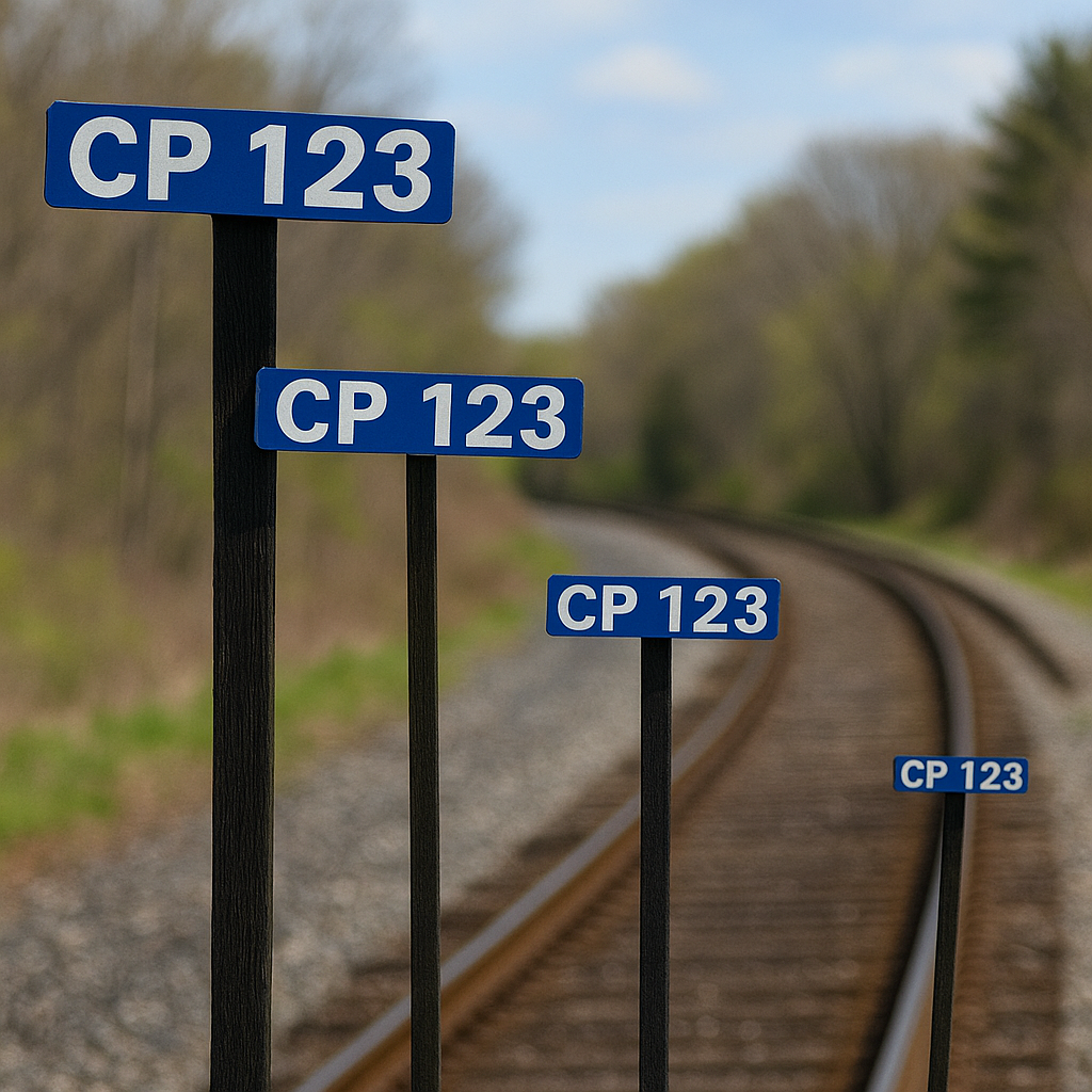 HO Scale - Conrail Location Signs - Customized