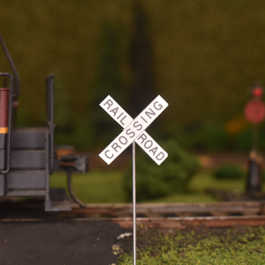 O Scale - Modern Crossbucks - 2 Pack