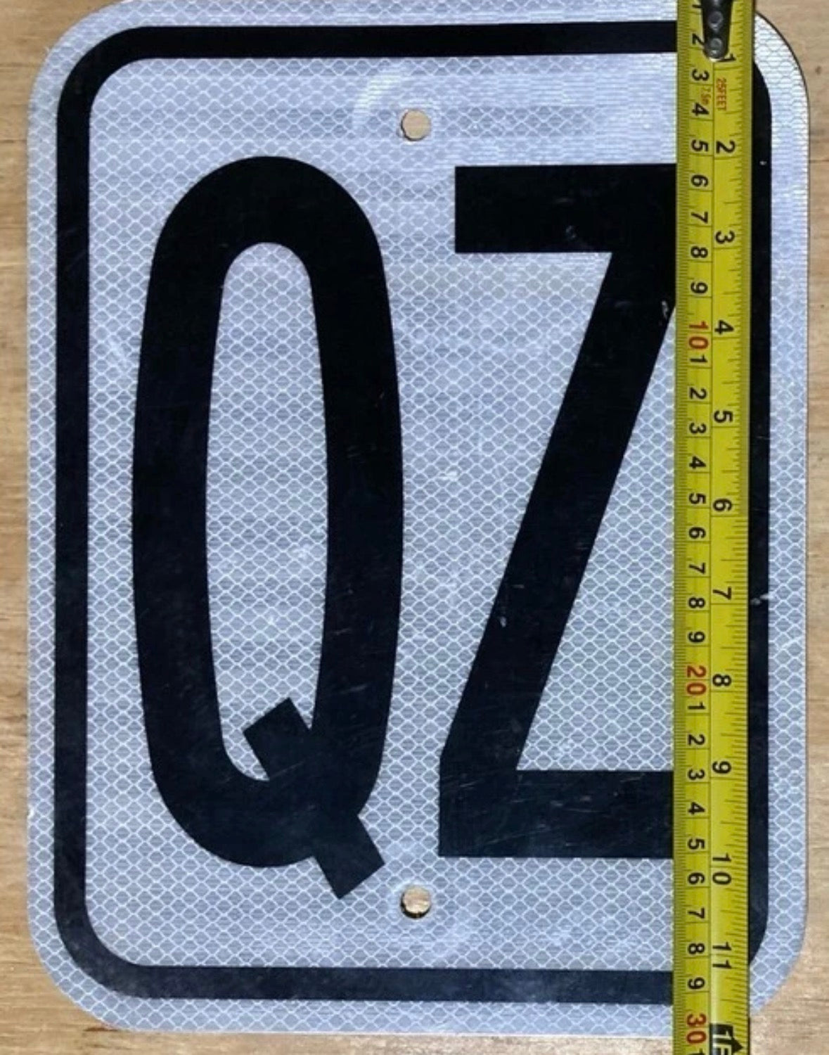 O Scale - Quiet Zone (QZ) Sign - 2 Pack