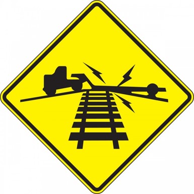 HO Scale - Low Ground Clearance Graphic Sign - 2 Pack