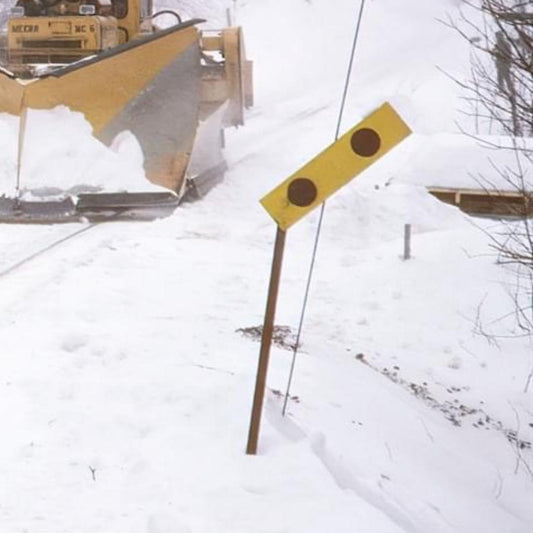 HO Scale - Maine Central Flanger Sign - 4 Pack