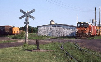 S Scale - Weathered Milwaukee Road Crossbucks - 2 Pack