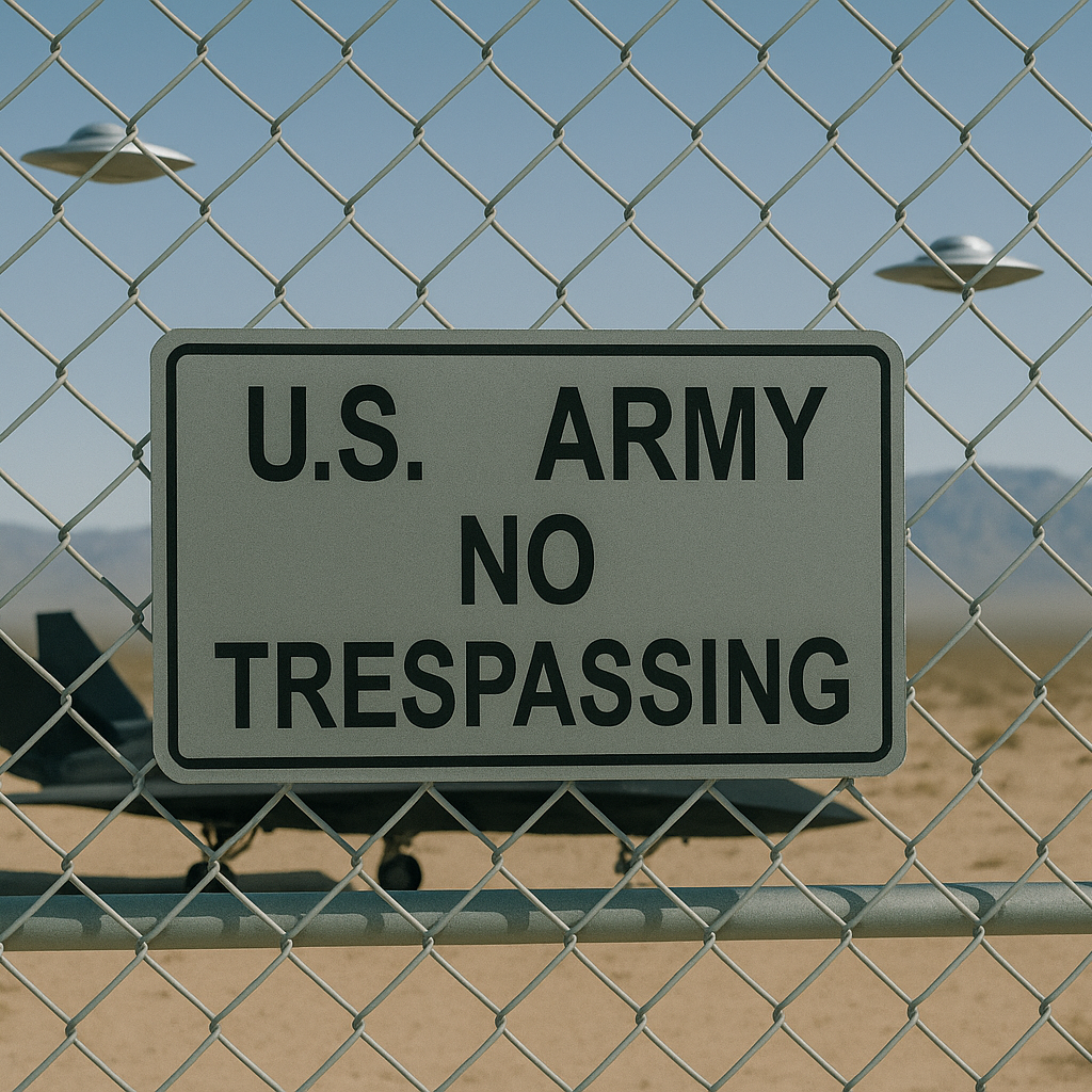 HO Scale - U.S. Army No Trespassing - No Poles - 4 Pack