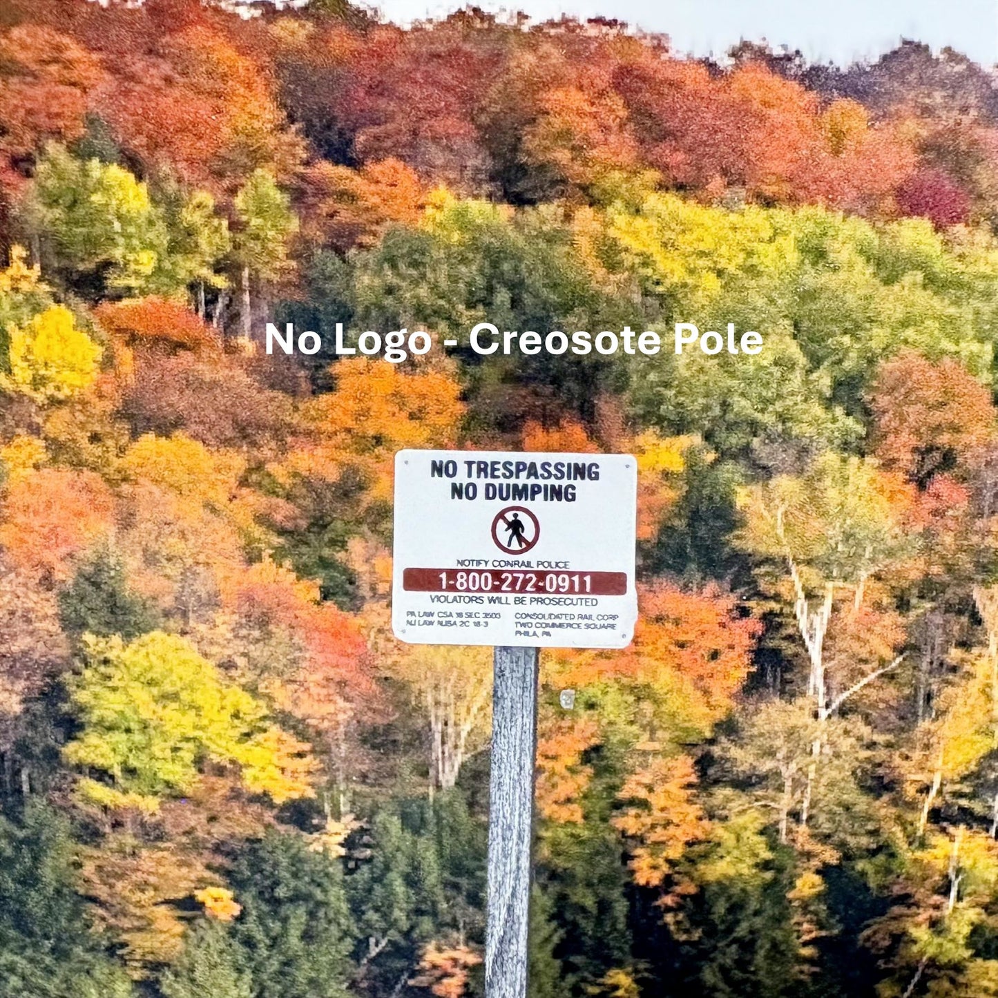 HO Scale - Conrail - No Trespassing Signs- 4 Pack