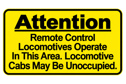 HO Scale - RCO Warning Signs