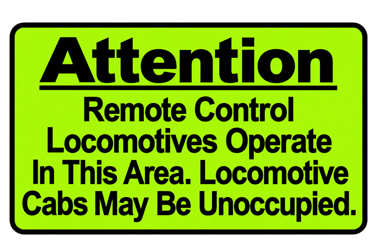 HO Scale - RCO Warning Signs