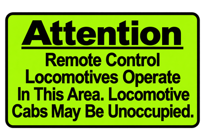 HO Scale - RCO Warning Signs