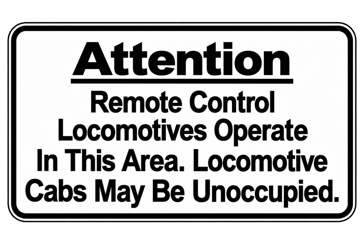 HO Scale - RCO Warning Signs