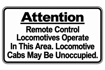 HO Scale - RCO Warning Signs