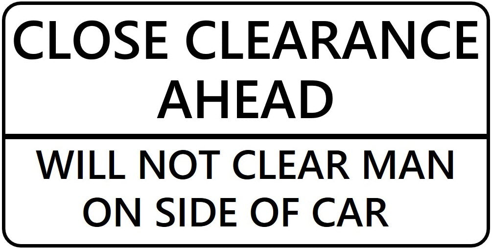 Close Clearance Signs -4 Pack