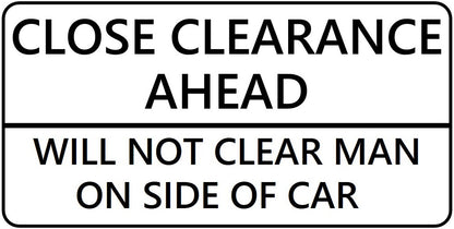 Close Clearance Signs -4 Pack