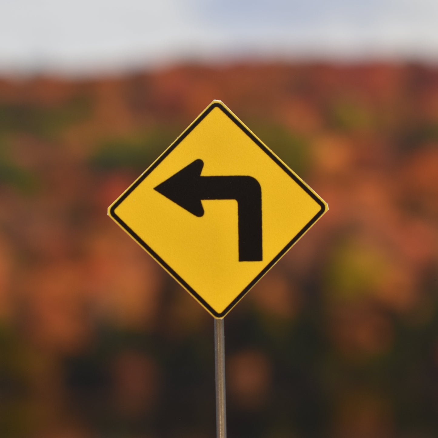 HO Scale - Curve Warning – 45 or 90, Choose Direction - 2 Pack