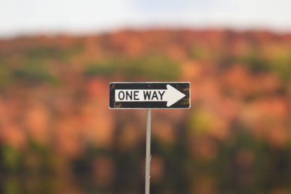 HO Scale - Modern One Way Signs - 2 Pack