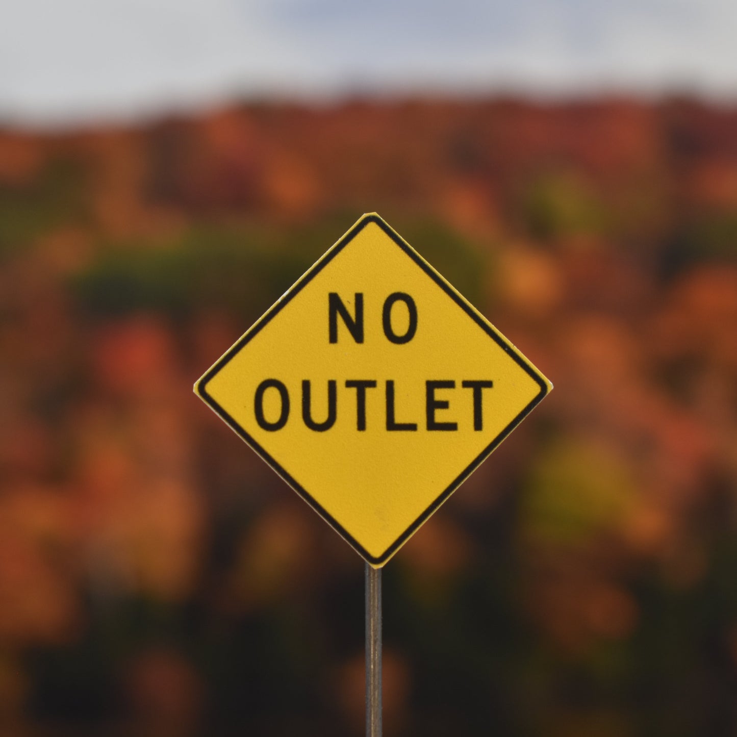 N Scale - No Outlet OR Dead End Signs - 2 Pack