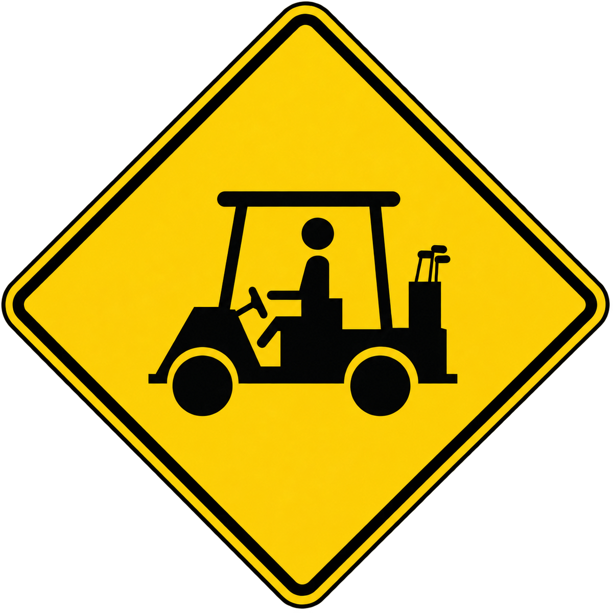 HO Scale - Golf Cart Crossing - 2 Pack