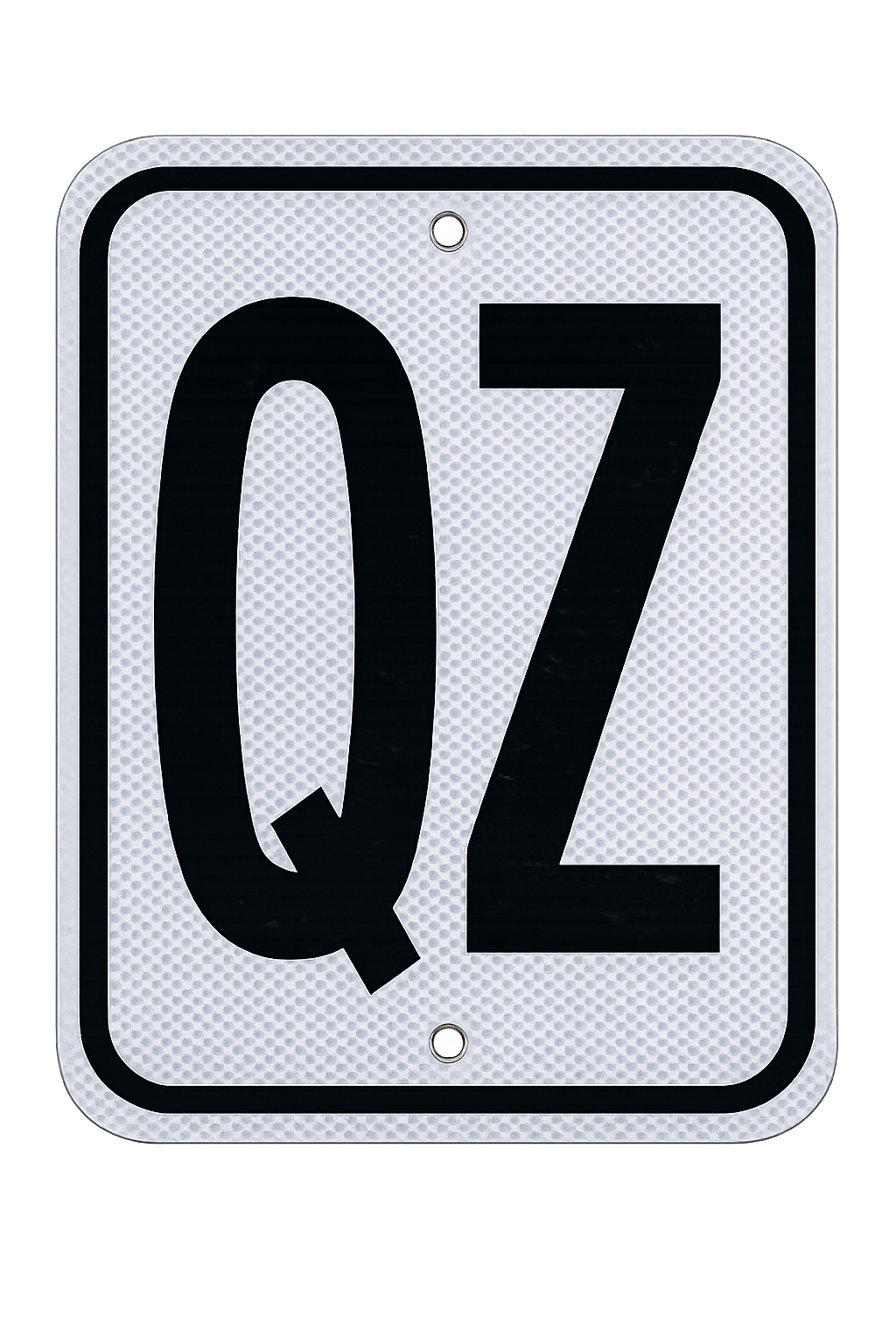 O Scale - Quiet Zone (QZ) Sign - 2 Pack