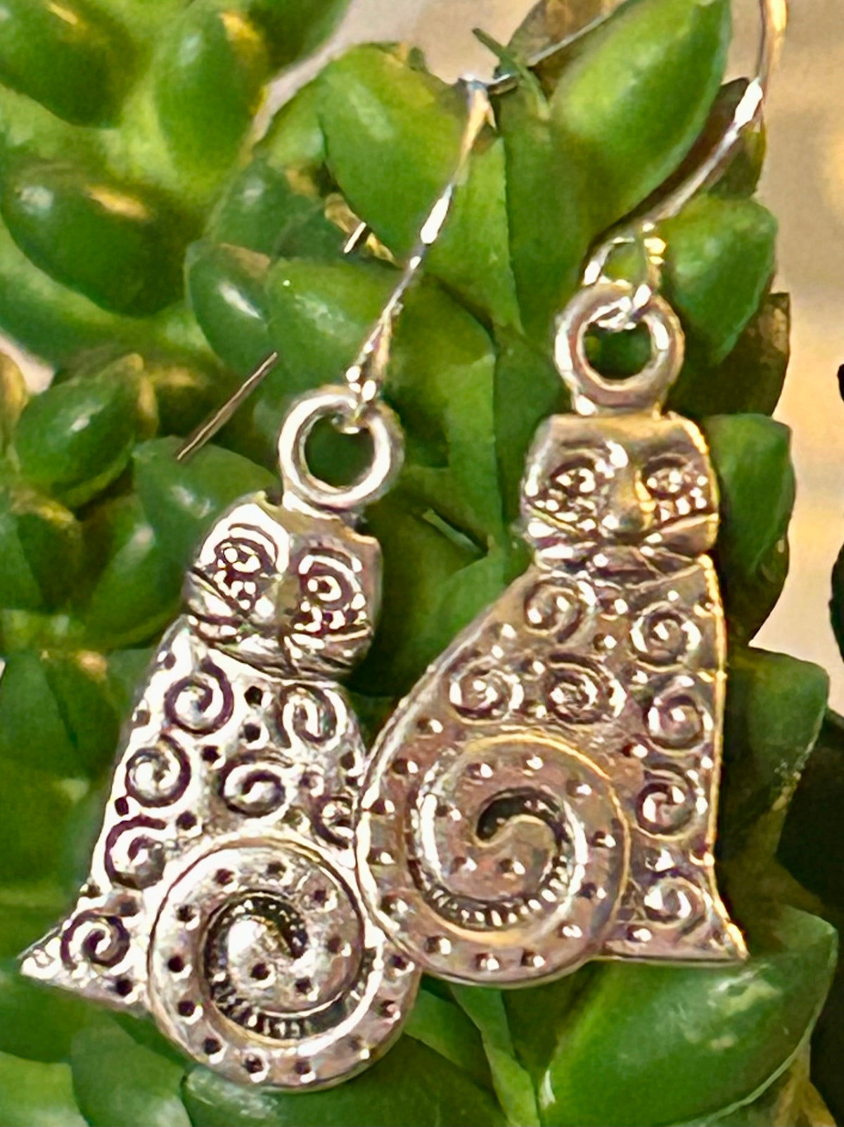 Vintage Cat Earrings