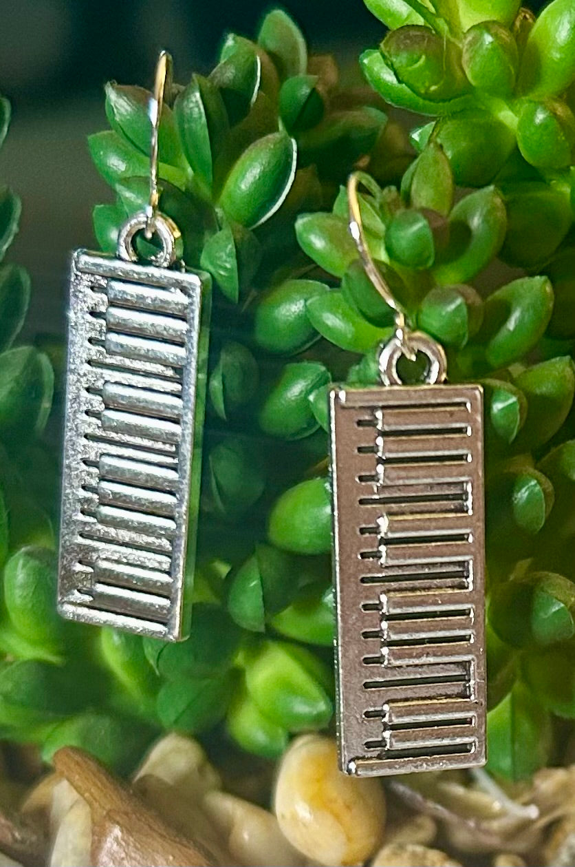 Musical Keyboard Earrings