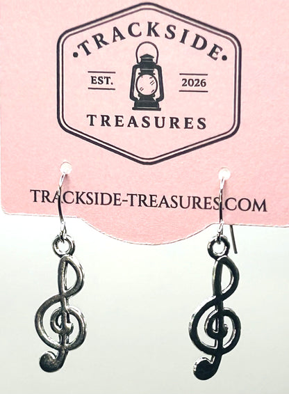 Treble Clef Earrings