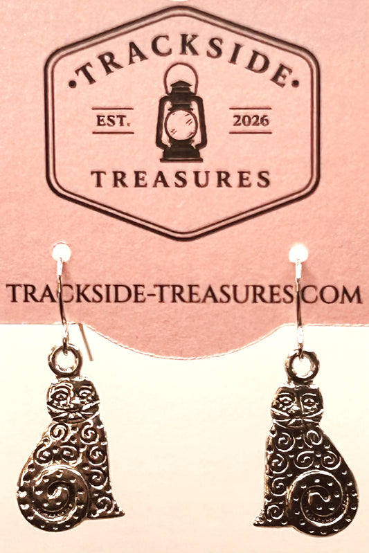 Vintage Cat Earrings