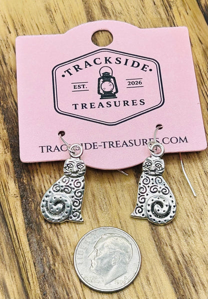 Vintage Cat Earrings