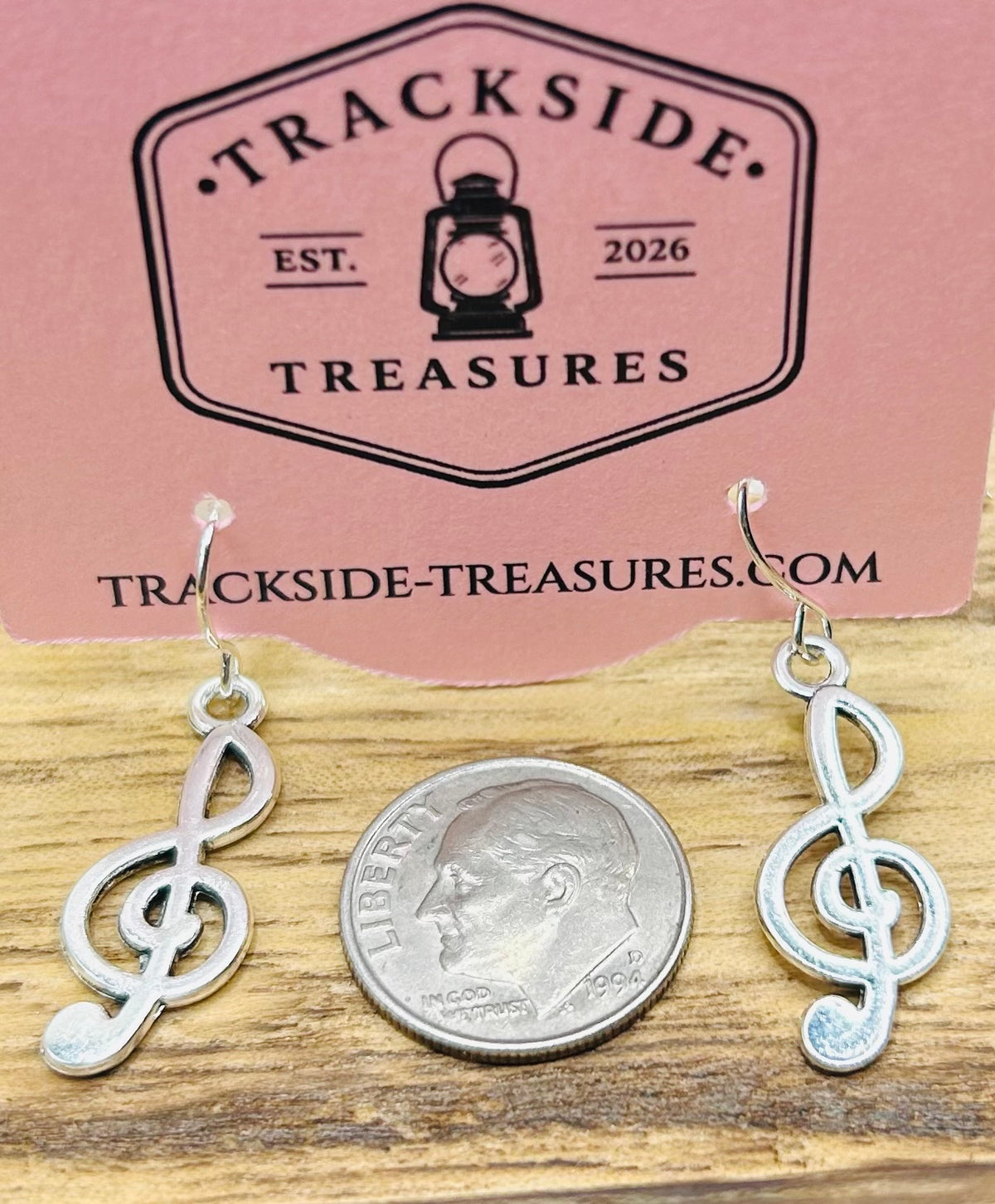 Treble Clef Earrings