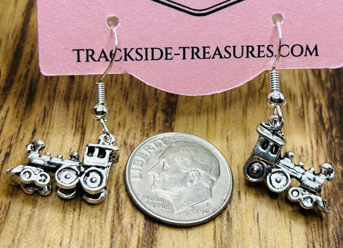 Vintage Steam Engine Earrings
