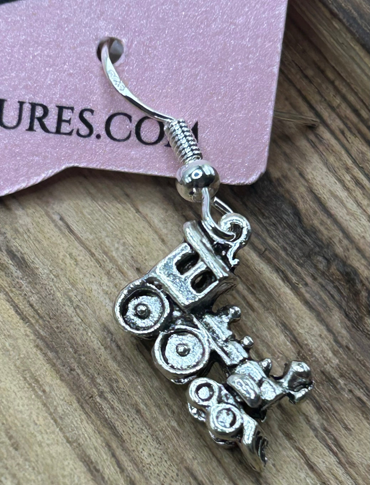 Vintage Steam Engine Earrings