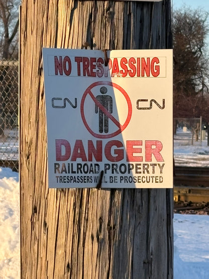 O Scale - CN- No Trespassing - 2 Pack
