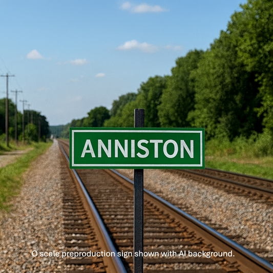 HO Scale - Southern Railway - NS Location Sign - Customized