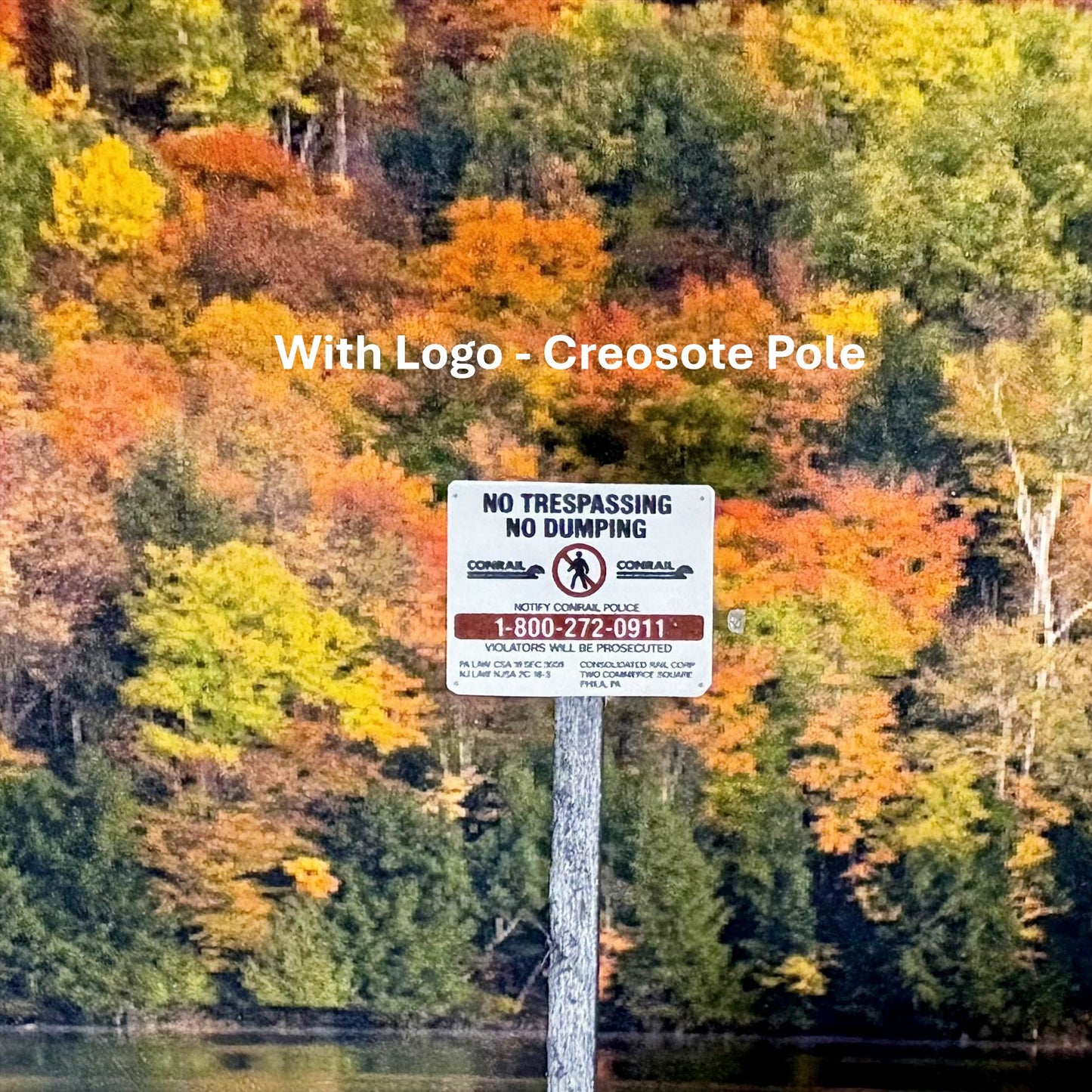 N Scale - Conrail - No Trespassing Signs- 4 Pack