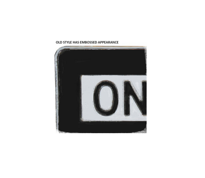 HO Scale - Old Style One Way Sign - Single Sided - 2 Pack