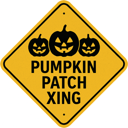 N Scale - Halloween Road Signs