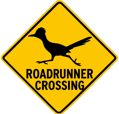 HO Scale - Roadrunner & Coyote Sign Pack – 2 Pack