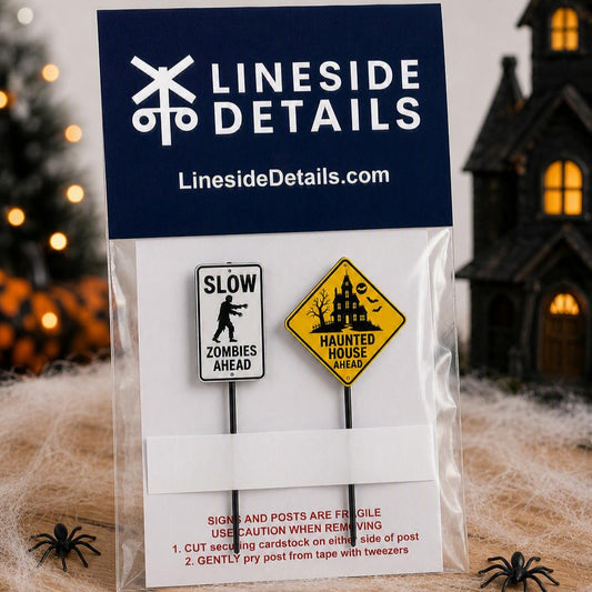 O Scale - 2026 Halloween Sign Set
