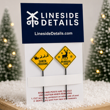 O Scale - Christmas Sign Sets