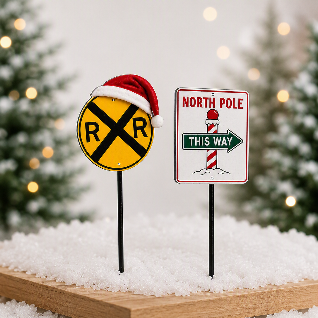 O Scale - Christmas Sign Sets