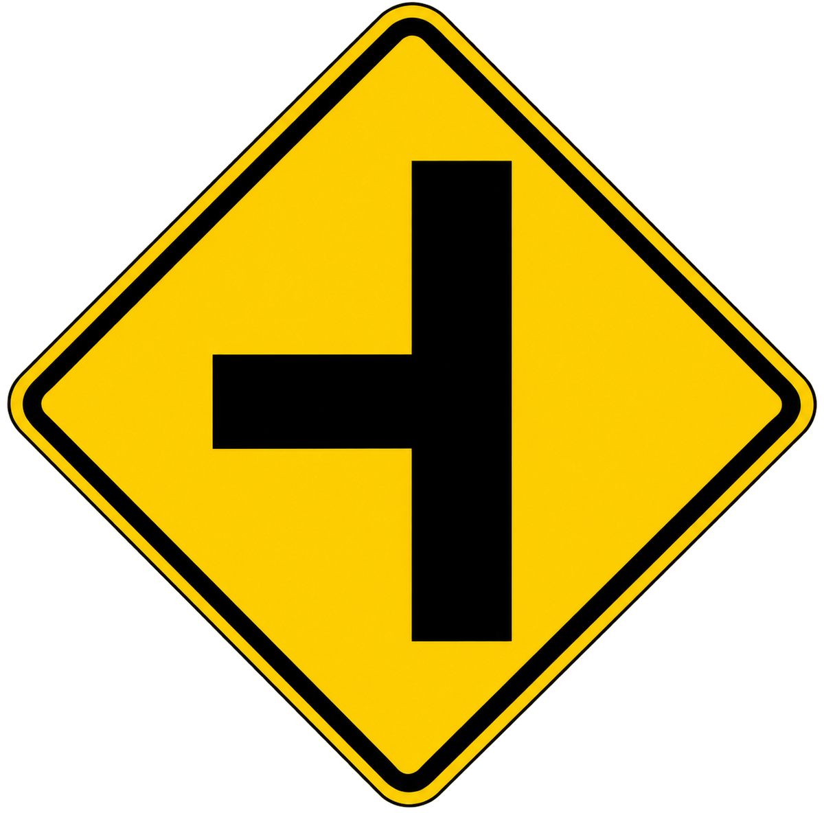 HO Scale - Left Side Road Sign - 2 Pack