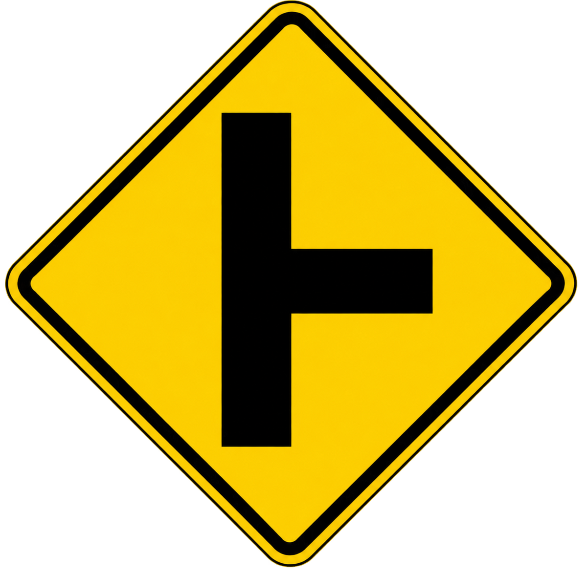 HO Scale - Right Side Road Sign - 2 Pack