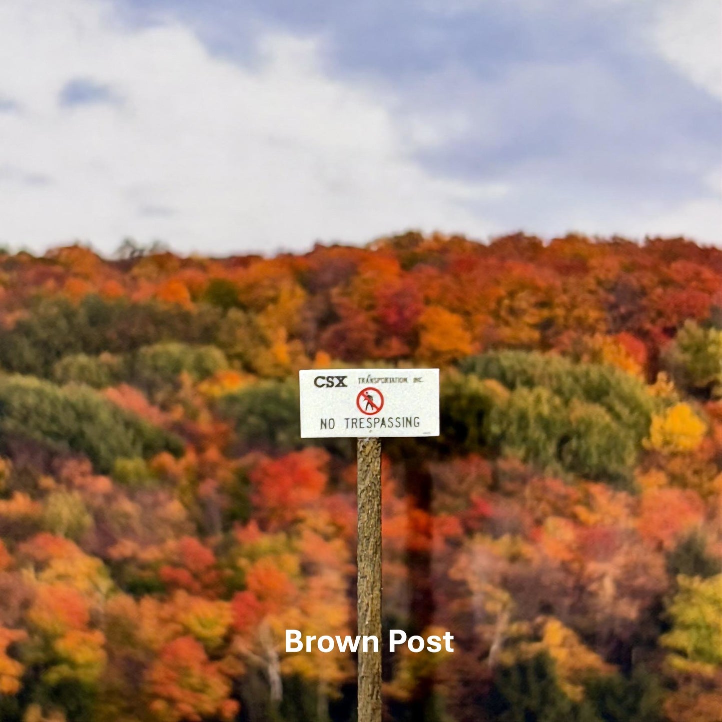 HO Scale - CSX - No Trespassing - 4 Pack