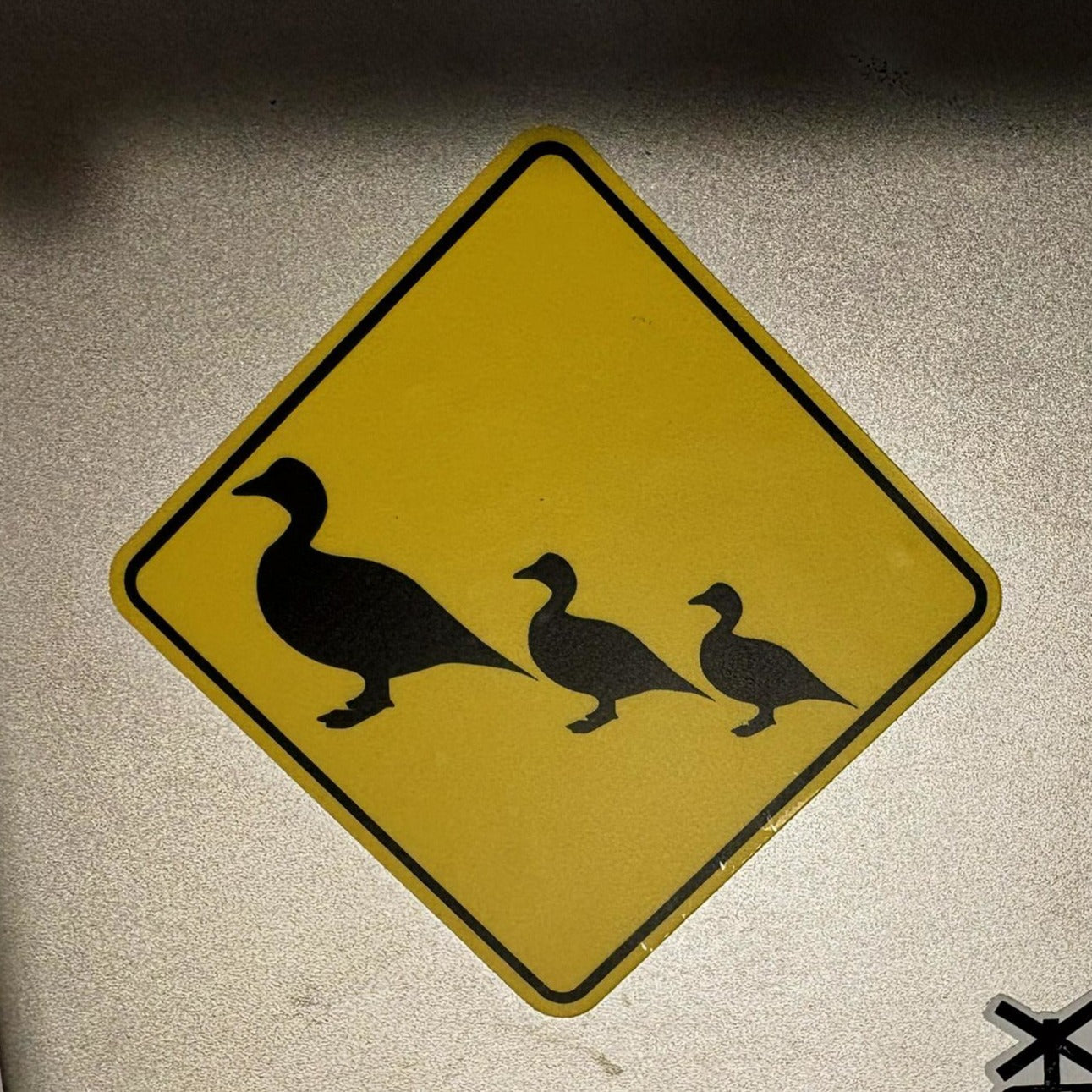 Duck Crossing Sticker