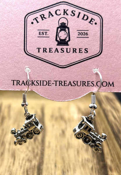Vintage Steam Engine Earrings
