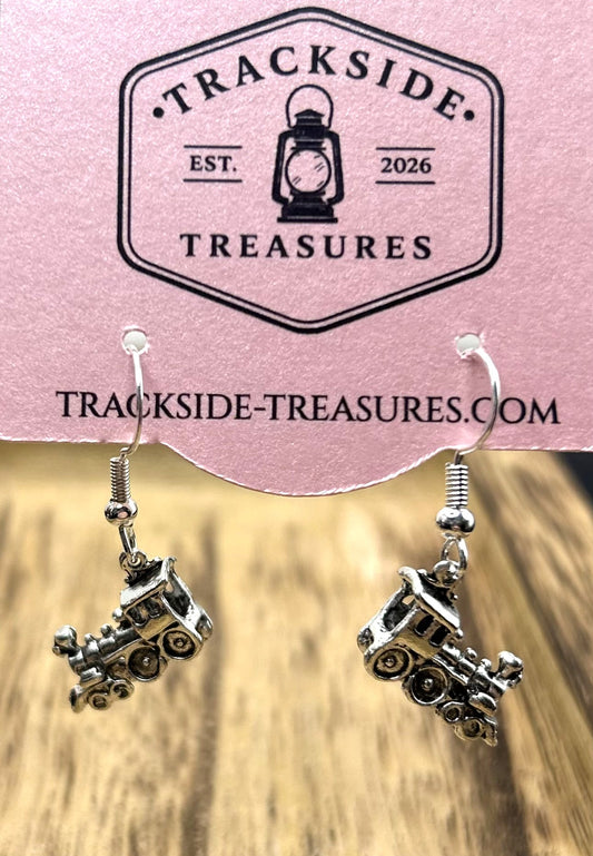 Vintage Steam Engine Earrings